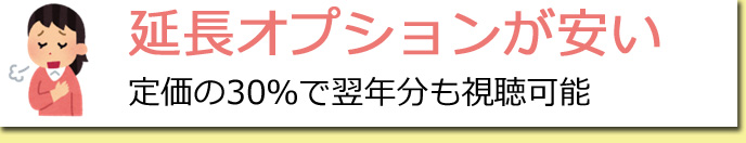 簿記論・財務諸表論講座の延長オプションが安い